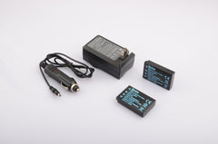 IPAX® Two Battery + Home Wall Charger + Car Plug Kit for Nikon KLIC-5001 KLIC5001 - ipax store